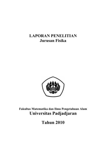 Tahun 2010 - Fisika Universitas Padjadjaran