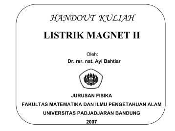 r - Fisika Universitas Padjadjaran