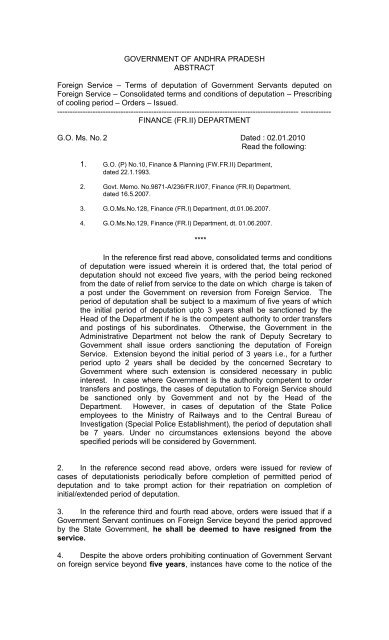 G.O. Ms. No. 2 FINANCE - Seri.ap.gov.in
