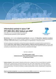 PozvÃ¡nka a program - Enterprise Europe Network