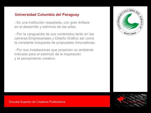 CREATIVIDAD - Universidad Columbia - Servidor de Correo ...