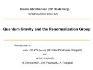 Quantum Gravity and the Renormalization Group