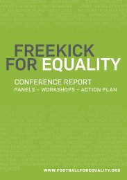 Freekick For equality - Football for Equality