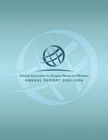 Annual Report for 2005-2006 - icann