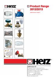Product Range - Herz Valves UK