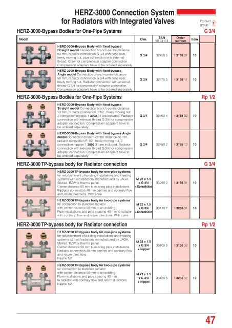 Product Range - Herz Valves UK