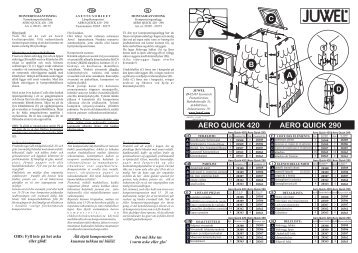 AERO QUICK 420 / AERO QUICK 290 1 1 A B D C C 6E - Juwel