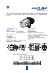 jesx-jex self priming pumps - inducom