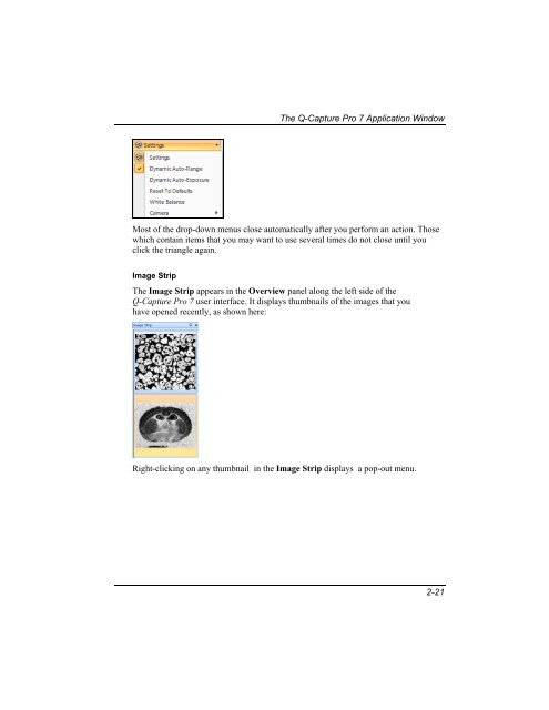 QCapture PRO 7 User Manual - QImaging