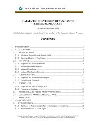 catalytic conversion of syngas to chemical products - The Catalyst ...