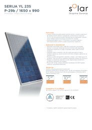 Yingli Solar - Gorenje