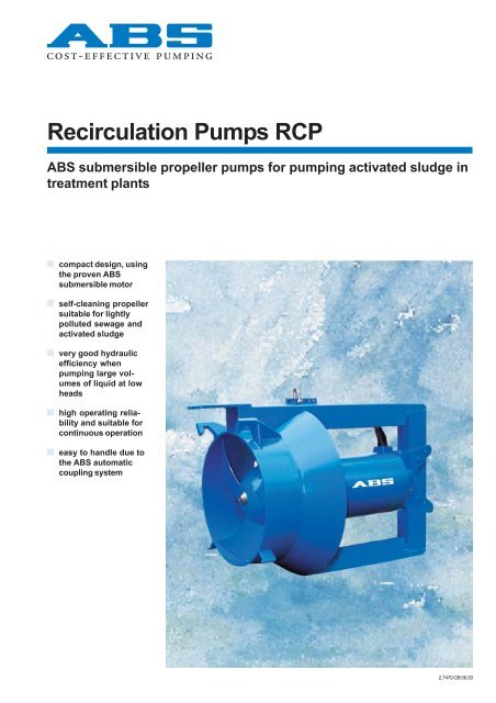 Recirculation Pumps RCP