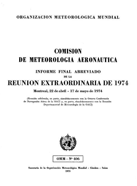 COMISION DE METEOROLOGIA AERONAUTICA - E-Library