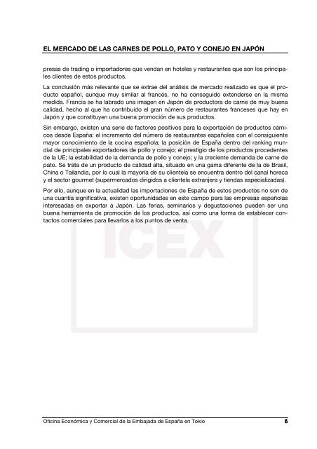 Informe del ICEX - Eurocarne