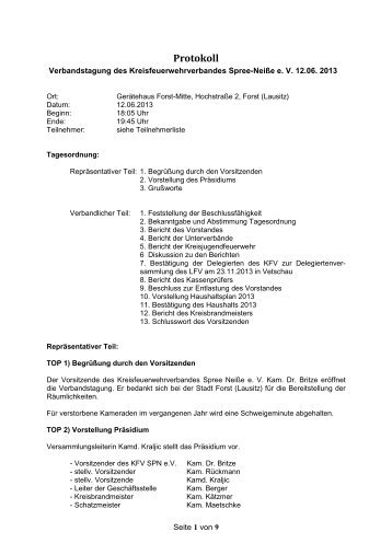 protokoll verbandssitzung 12 06 2013 kbm - Kreisjugendfeuerwehr ...