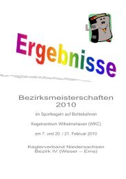 Bezirksmeisterschaften 2010 - SKV Delmenhorst