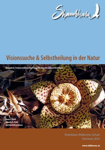 Visionssuche & Selbstheilung in der Natur - Claudia Pichl