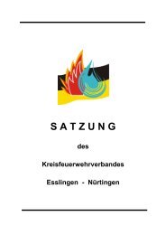 S A T Z U N G - Kreisfeuerwehrverband Esslingen-NÃ¼rtingen