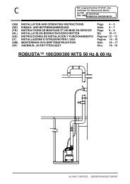 ROBUSTAâ¢ 100/200/300 W/TS 50 Hz & 60 Hz - JucknieÃ Pumpen ...