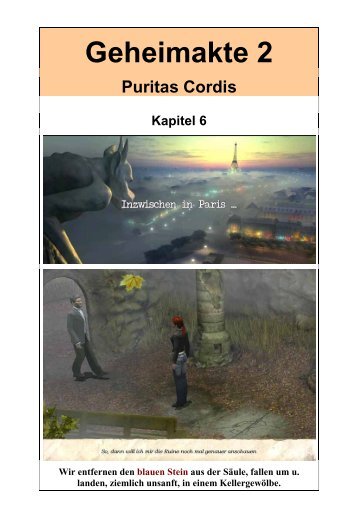 Geheimakte 2 - Puritas Cordis - Lockes ... - Gamepad.de