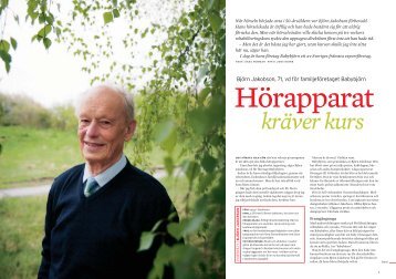 Björn Jakobson, 71, vd för familjeföretaget Babybjörn - Hrf