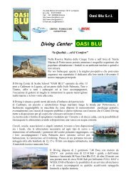 Diving Center OASI BLU - Turismo Cultura Commercio - La Spezia