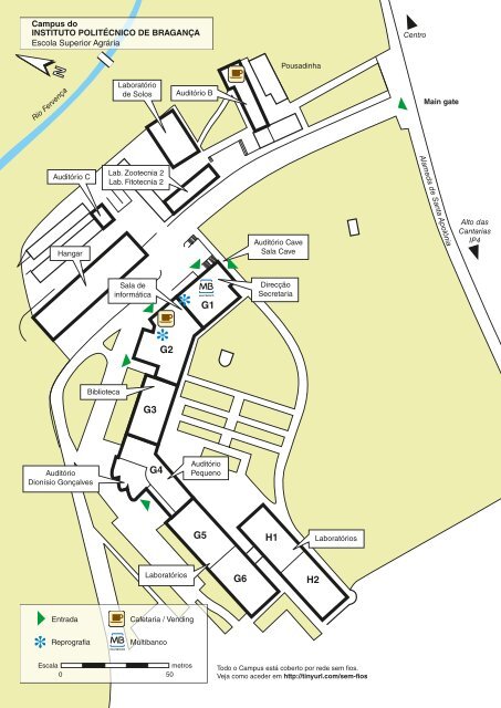 Mapa edifÃ­cio ESA - ESA - Escola Superior AgrÃ¡ria BraganÃ§a