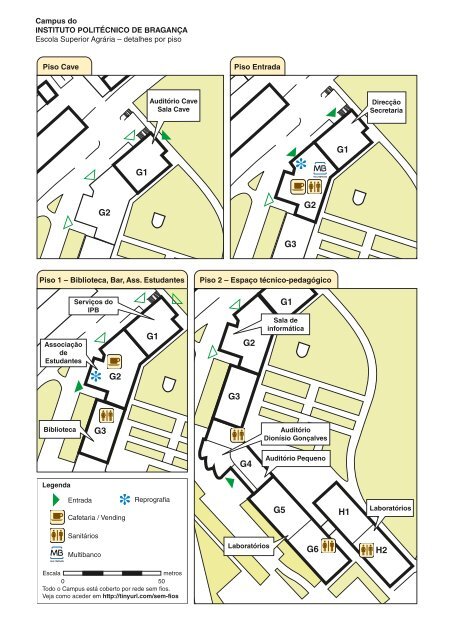 Mapa edifÃ­cio ESA - ESA - Escola Superior AgrÃ¡ria BraganÃ§a