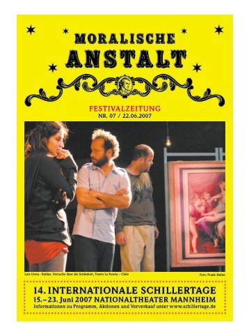 festivalzeitung nr. 07 / 22.06.2007 - 17. Internationale Schillertage