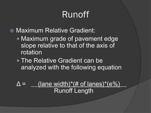 Design of Horizontal Curves