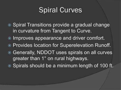 Design of Horizontal Curves