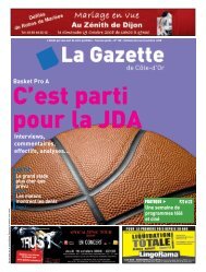 TÃ©lÃ©charger le numÃ©ro - La Gazette de CÃ´te d'Or