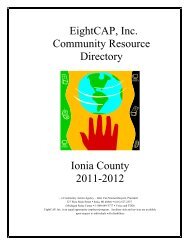 EightCap Ionia County Community Resource Directory - Great Start ...
