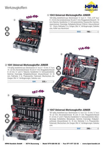 Kraftwerk Universal-Werkzeugkoffer ... - HPM Handels Shop