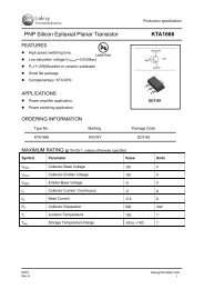 PNP Silicon Epitaxial Planar Transistor KTA1666