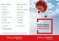 Banca Diretta è il servizio multicanale creato per ... - Intesa Sanpaolo