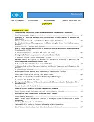 Issue-4_April - Asian Journal of Research in Chemistry (AJRC)