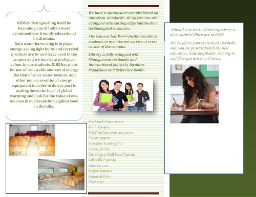 College Brochure - Sannidhan Consultancy & Services