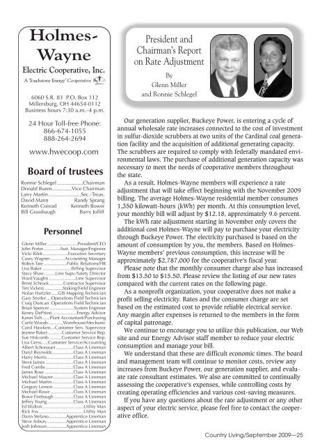 Holmes Wayne Electric Cooperative Inc