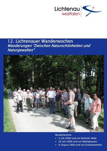 12. Lichtenauer Wanderwochen