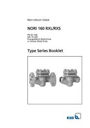 Type Series Booklet NORI 160 RXL/RXS - KSB