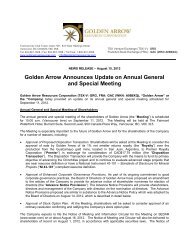 +View PDF... - Golden Arrow Resources Corporation