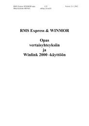 RMS Express WINMOR opas - Sral