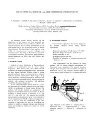 ADVANCED NEUTRAL PARTICLE ANALYZER FOR FUSION ...