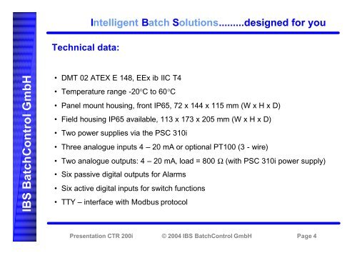 IBS BatchControlGmbH - Krohne