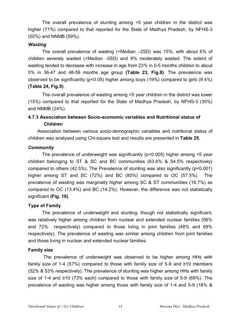 Assessment of Nutritional Status of under-five year rural children in ...