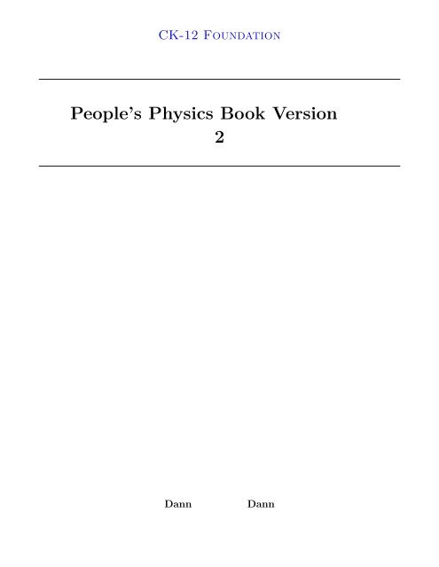 People's Physics Book Version 2