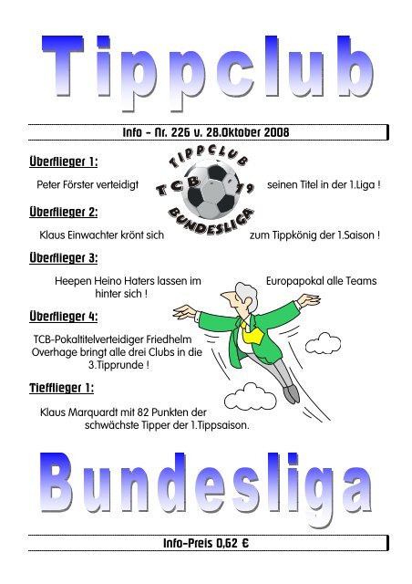 TCB-Info-Nr.226 v.Oktober 2008 - TC Bundesliga