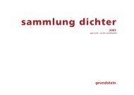 sammlung dichter 2007  - IG Kultur Wien