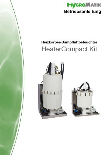 HeaterCompact Kit Betriebsanleitung - HygroMatik